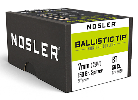 NOSLER 7MM 150GR BALLISTIC TIP 50CT