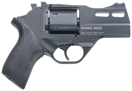 RHINO Rev.30DS,357Mag 3",Blk,MoonClp 6Rd