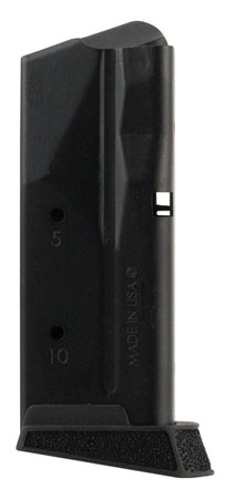 MAG SIG P365 9MM 10RD FINGER EXT BLK