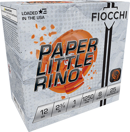 FIO 12FPTX8  LTL RINO PPR  12 2.75 8SHT  1OZ 25/10