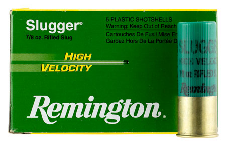 Remington Ammunition 28604 Slugger High Velocity 12 Gauge 3" 7/8 oz Rifled-img-1