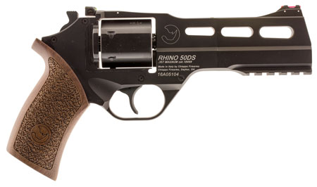 Chiappa Firearms 340220 Rhino 50DS Small Frame 357 Mag 6 Shot, 5" Black An-img-1