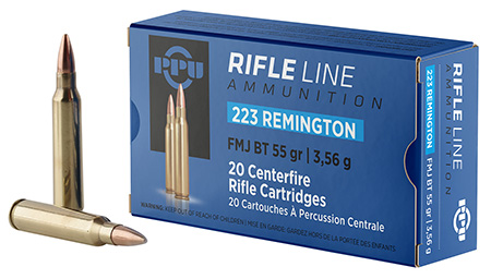 PPU 223REM 55GR FMJBT 20/1000