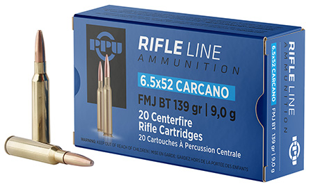 PPU 6.5X52 CARCANO 139GR FMJ