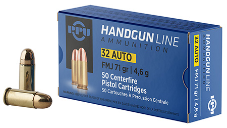 PPU 32ACP FMJ 71GR 50/1000