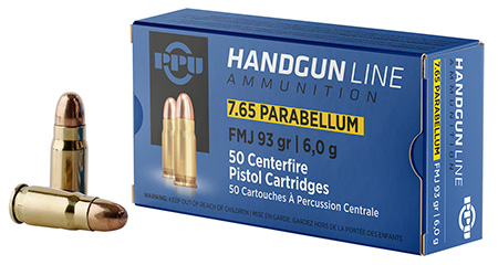 7.65 Parabellum FMJ 93gr