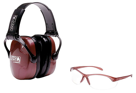 HOW R01727  MUFF/GLASSES COMBO PINK