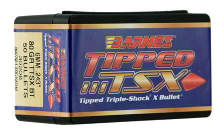 BARNES TTSX .243 80GR BT 50CT