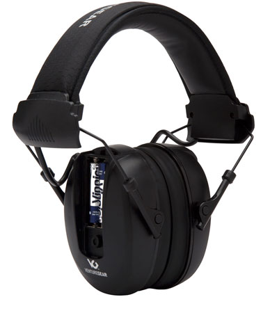 Pyramex Clandestine -NRR 24db Electronic Hearing Protector Earmuff - Black