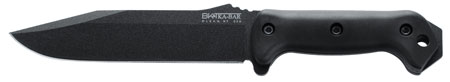 KA-BAR Becker Combat Utility 7.25" BL/PL Ultramid Scales; 1095 Cro-Van; Polyester MOLLE compatible sheath