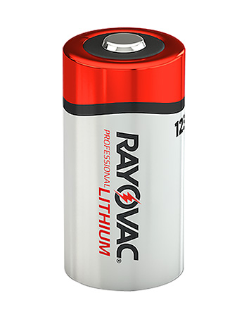 RAY RL123A-2  3V LITH BTRY #CR123  2PK