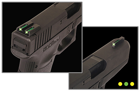 TFO BRITESITE S&W M&P INCLUDE-SHIELD/SD9/SD40 GREN/YELLOW