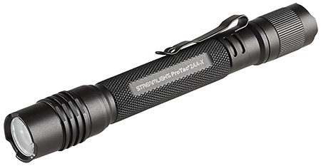 STRMLGHT PROTAC 2AA LED BLK W/HLSTR