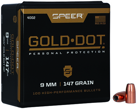 SPR GOLD DOT .355 147GR HP 100CT