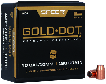 SPEER SP 10MM 180GR HP GOLD DOT