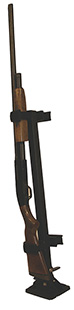 RUGGED 10083 2GUN FLOOR MNT PERMANENT