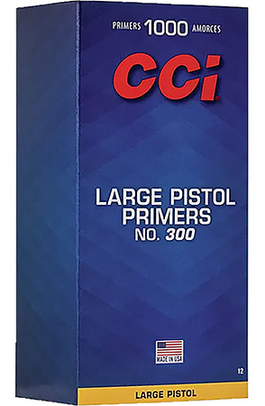 CCI #300 STD LARGE PISTOL PRIMER 1000CT