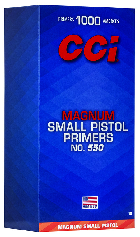 CCI #550 MAG SMALL PISTOL PRIMER 1000CT