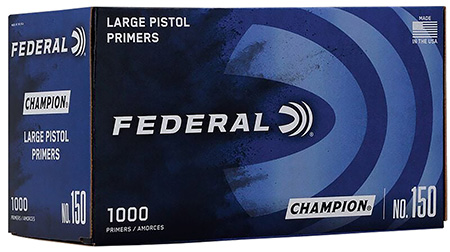 FEDERAL CHAMPION CENTERFIRE LARGE PISTOL PRIMER 1000CT