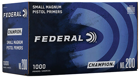 FEDERAL CHAMPION CENTERFIRE SMALL MAGNUM PISTOL PRIMER 1000CT