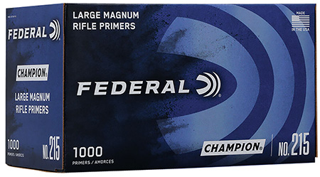 FEDERAL CHAMPION CENTERFIRE LARGE MAGNUM RIFLE PRIMER 1000CT