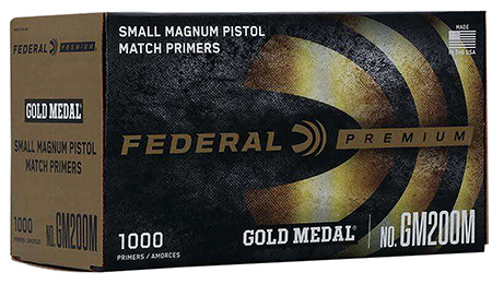 FEDERAL PREMIUM GOLD MEDAL MATCH CENTERFIRE SMALL MAG PISTOL PRIMER 1000CT