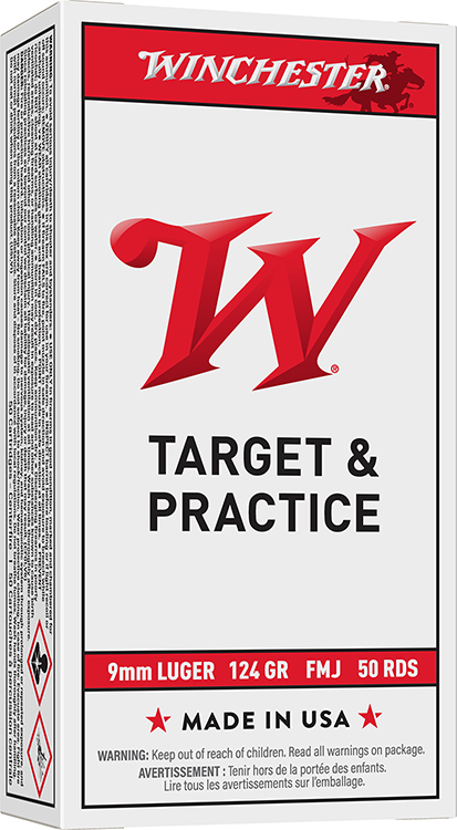 WN GOV 9MM 124GR FMJ 50 RD