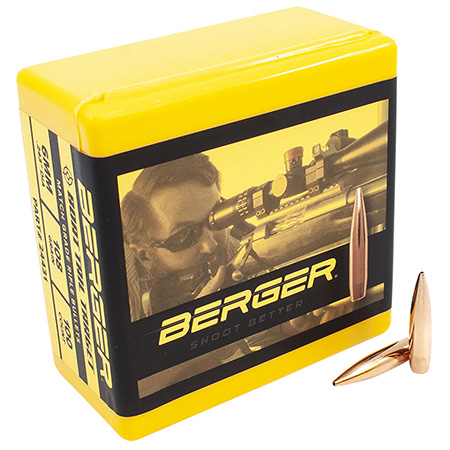 MATCH TARGET 6MM (0.243'') BOAT TAIL BULLETS