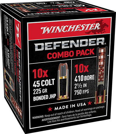 WIN DEFENDER 410 2.5"/45C PK 20