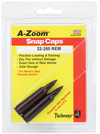 A-ZOOM METAL SNAP CAPS 22-250 REM 2-PACK