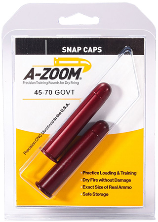A-ZOOM METAL SNAP CAPS 45-70 2-PACK