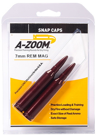 A-ZOOM METAL SNAP CAPS 7 REM MAG 2-PACK