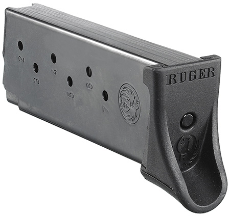 MAG RUGER LC9/EC9S 9MM 7RD BL W/EXT