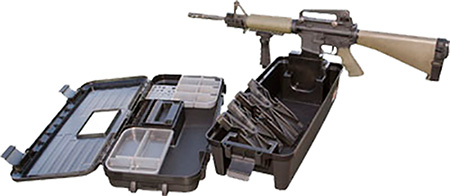 MTM Case-Gard TRB-40 Tactical Range Box Black Polymer 24.60" L x 11.30" 8-img-1