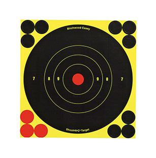 B/C SHT-N-C RND BULLSEYE TGT 12-6"
