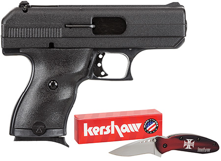 HI-POINT C-9 GUN W/HARD CASE/KERSHAW KNIFE BLK POLY SEMI AUTO 8-SHOT 3.5"