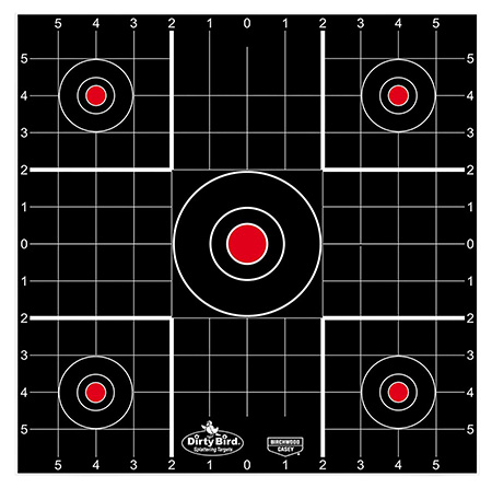 DIRTY BIRD 12" SIGHT-IN TARGET - 12-PK