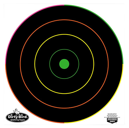 BIR 35830 DIRTYBIRD 12" BULLSEYE MULTICOLOR 12PK