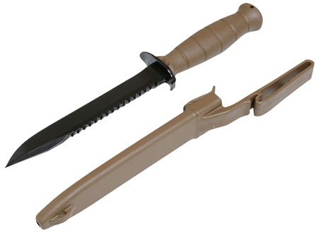 FIELD KNIFE W/SAW FDE PKG