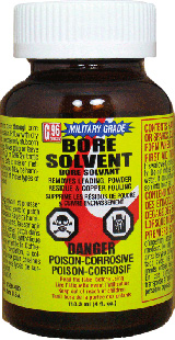 G96 MILITARY GRADE BORE SOLVENT (4 OZ. GLASS AMBER JAR)