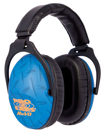 Pro Ears PE26UY010 ReVO Passive Muff 26 dB Over the Head Black w/Blue Diam-img-1