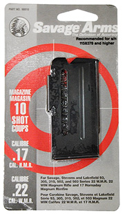 MAG SAV 93 SER 22WMR/17HMR 10RD BL