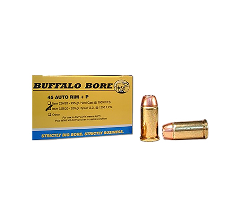 BBA 32B/20    45AR +P     200 JHP            20/12