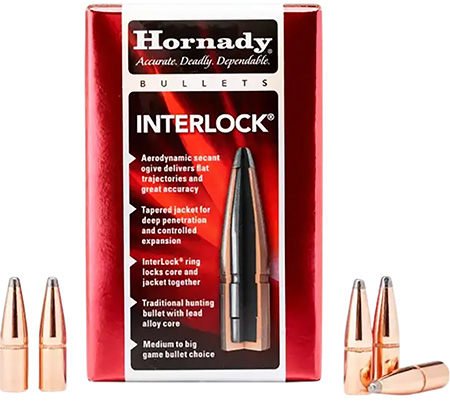INTERLOCK 30 CALIBER (0.308'') SOFT POINT BULLETS