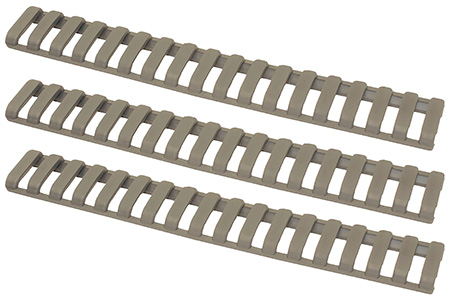 ERGO 18-SLOT LDDR RAIL COVERS 3PK DE