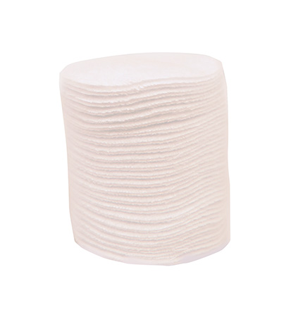 COTTON CLEANING PATCH 22/270CAL 1" RND 300/CT
