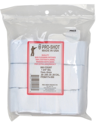 PRO-SHOT PATCH 7MM-38CAL 1 3/4" 500C