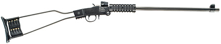 Little Badger rifle .22LR 16.5" threaded barrel Adj. rear sight picatiny rail  folding rifle with backpack 12 rd ammo holder