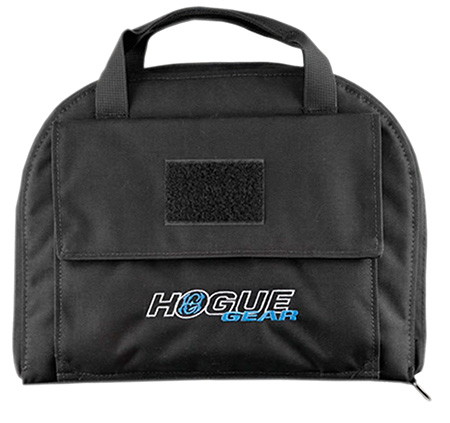 Hogue 59250 Pistol Bag Medium Black Nylon with Front Pocket 9" x 12" Inter-img-1