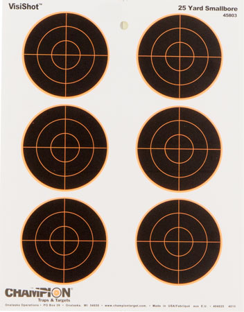 VISISHOT TARGET 25YD 6-3" BULLSEYE